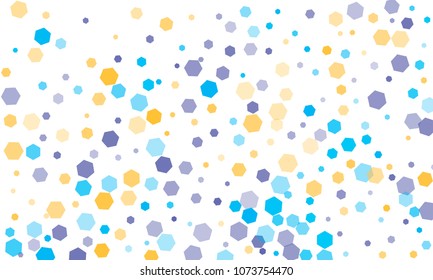 Hexagons background. Abstract geometric shape technology digital hi tech concept cover. Vector abstract science, geometric design. Medical, technology, science hexagons background. Vector illustration