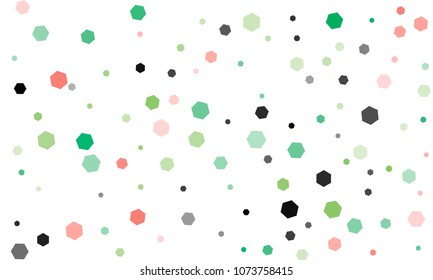 Hexagons background. Abstract geometric shape technology digital hi tech concept cover. Vector abstract science, geometric design. Medical, technology, science hexagons background. Vector illustration