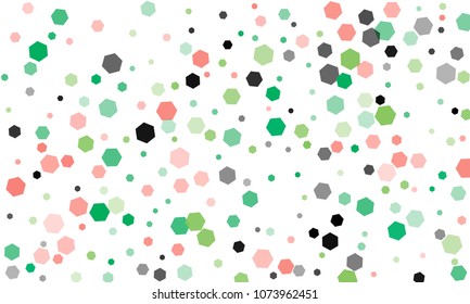 Hexagons background. Abstract geometric shape technology digital hi tech concept cover. Vector abstract science, geometric design. Medical, technology, science hexagons background. Vector illustration
