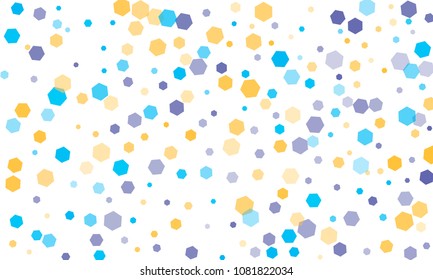 Hexagons background. Abstract geometric shape technology digital hi tech concept cover. Vector abstract science, geometric design. Medical, technology, science hexagons background. Vector illustration
