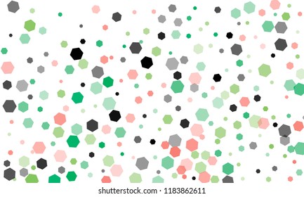 Hexagons background. Abstract geometric shape technology digital hi tech concept cover. Vector abstract science, geometric design. Medical, technology, science hexagons background. Vector illustration