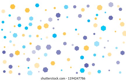 Hexagons background. Abstract geometric shape technology digital hi tech concept cover. Vector abstract science, geometric design. Medical, technology, science hexagons background. Vector illustration