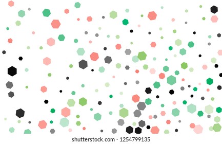 Hexagons background. Abstract geometric shape technology digital hi tech concept cover. Vector abstract science, geometric design. Medical, technology, science hexagons background. Vector illustration