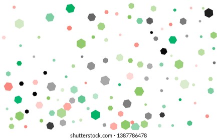 Hexagons background. Abstract geometric shape technology digital hi tech concept cover. Vector abstract science, geometric design. Medical, technology, science hexagons background. Vector illustration