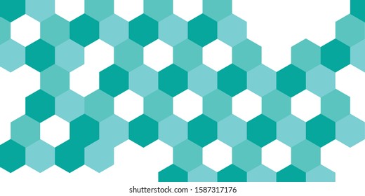 
Hexagons background abstract science design vector illustration