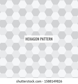 Hexagons background abstract science design with gray color