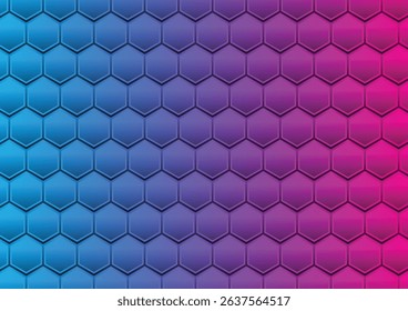 Hexagons, blue, pattern, pink, purple, shapes, Vector HD wallpaper Background