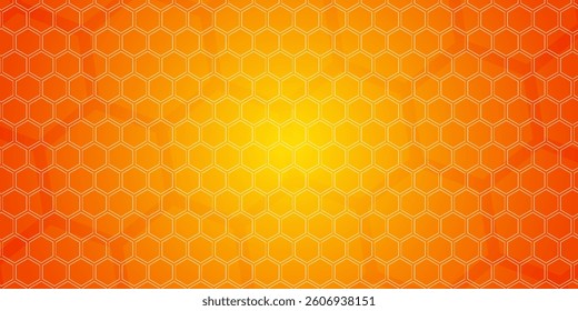 Hexagons honeycomb background abstract science design illustration. modern concept eps10