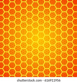 Hexagons honeycomb background abstract science design vector illustration