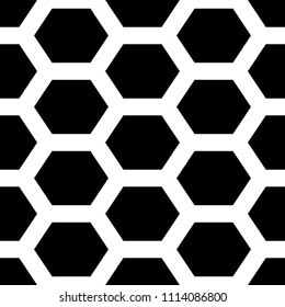 Hexagons. Honeycomb. Mosaic. Grid background. Ancient ethnic motif. Geometric grate wallpaper. Parquet backdrop. Digital paper, web design, textile print. Seamless ornament pattern. Abstract art image