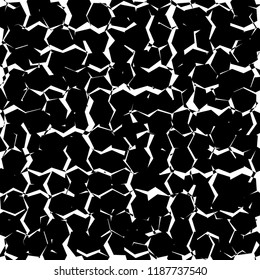 Hexagons in loose grid pattern, disheveled to form abstract texture