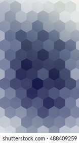 hexagons on a dark blue color banner. vector. geometric pattern with gradient. ideas for your business presentations, printing, design.