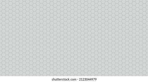 Hexagonal sobre fondo blanco gris - ilustración