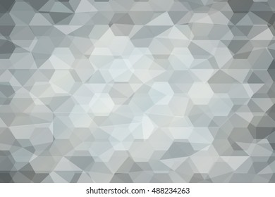 hexagons on a monochrome background. geometric pattern with gradient. vector. ideas for your business presentations, printing, design.