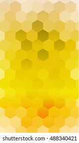 hexagons on a multicolor background. geometric pattern with gradient. vector. for design, banner