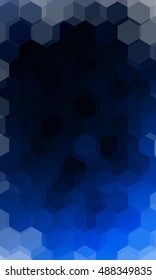 hexagons on a water color background. geometric technology pattern with gradient. vector. ideas for your business presentations, printing, design.