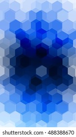 hexagons on a water color background. geometric technology pattern with gradient. vector. ideas for your business presentations, printing, design.