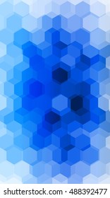 hexagons on a water color background. geometric technology pattern with gradient. vector. ideas for your business presentations, printing, design.