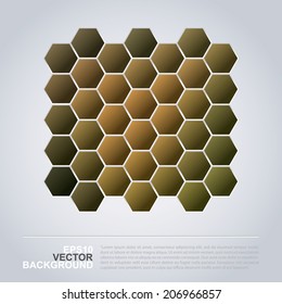 Hexagons Pattern - Abstract Mosaic Background Design