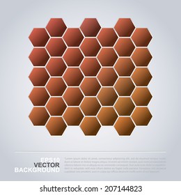 Hexagons Pattern - Abstract Mosaic Background Design