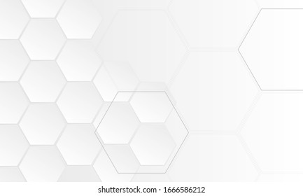 Hexagons pattern digital science. Abstract geometric medical ideas for banner, poster, cover, card. Connection hex innovation technology. Vector illustration