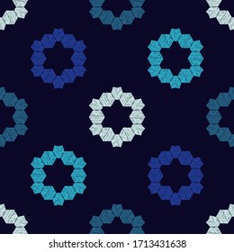 Hexagons.Fondo impecable. Dibujar varias formas y garabatos de objetos. Resumen de la ilustración moderna de la moda. Dibujo para diseño web o impresión.