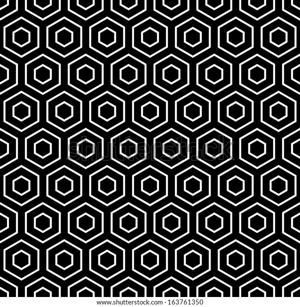 Hexagons Texture Seamless Geometric Pattern Vector Art 6188