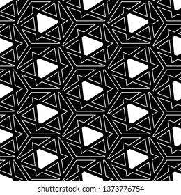 Hexagons, triangles, figures ornament. Geometrical backdrop. Geometric motif. Simple shapes wallpaper. Polygons background.Seamles pattern. Digital paper, web designing, textile print.