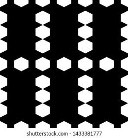 Hexahedrons wallpaper. Seamles pattern.Polygons background. Hexagons. Figures motif. Hexagon shapes backdrop. Digital paper, web designing, textile print. Vector.