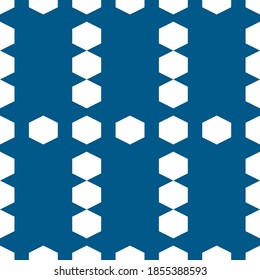 Hexahedrons wallpaper. Seamles pattern.Polygons background. Hexagons. Figures motif. Hexagon shapes backdrop. Digital paper, web designing, textile print. Vector.