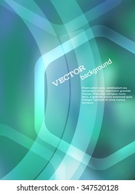 Hexahon background advertising brochure design elements. Glowing light stripe oblique graphic form for elegant flyer. Vector illustration EPS 10 for booklet layout, spring theme leaflet, newsletters