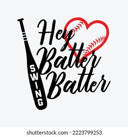 Hey Batter Batter Svg craft cricut cut files