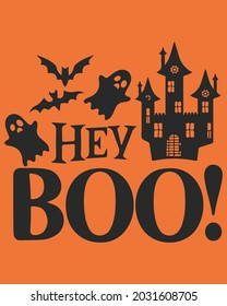 Hey Boo Halloween. Happy Halloween Background