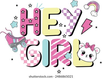 hey girl love bear cute star magic pretty