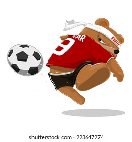 hey guys i like soccer - Vector illustration