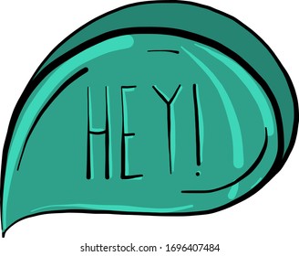 Señal, ilustración, vector sobre fondo blanco