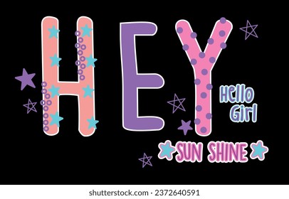 hey smile girl star shine 