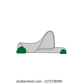 Heydar Aliyev Center flat vector