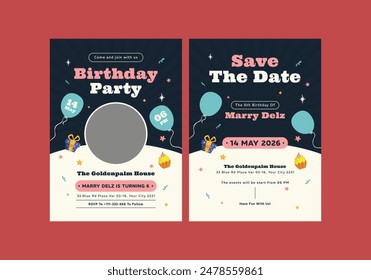 Heyloney Birthday Invitation Template Card