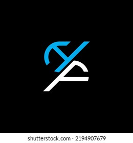HF letter logo creative design with vector graphic, HF simple and modern logo.