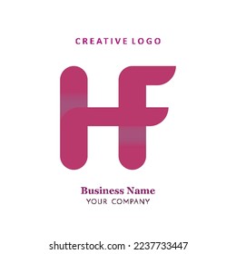 HF lettering, perfect for company logos, offices, campuses, schools, religious education