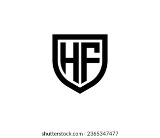 HF logo design vector template