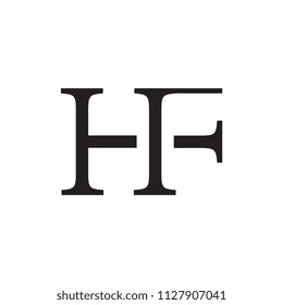 HF logo letter design