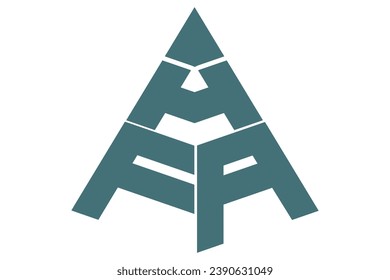 HFA, HF, logos. Abstract initial monogram letter alphabet logo design