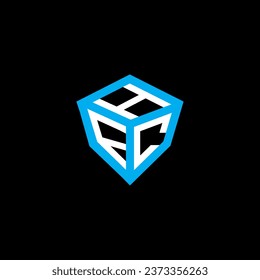 Diseño vectorial del logotipo de la letra HFC, logotipo simple y moderno de HFC. Diseño de alfabetos lujosos HFC  