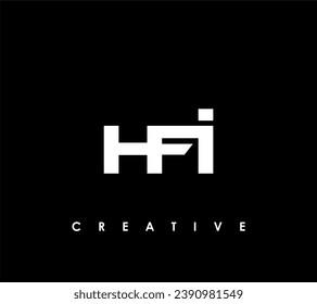 HFI Letter Initial Logo Design Template Vector Illustration