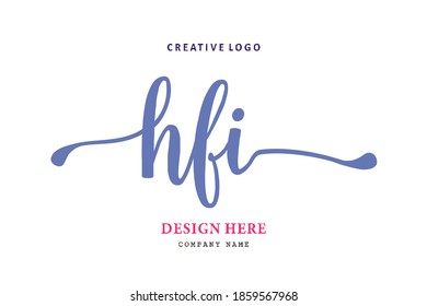 HFI lettering logo is simple, easy to understand and authoritative