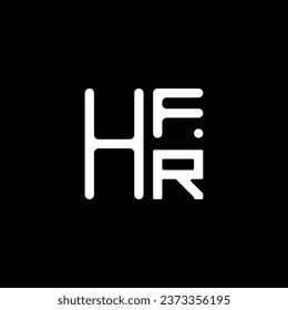 HFR letter logo vector design, HFR simple and modern logo. HFR luxurious alphabet design  