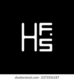 Diseño vectorial del logotipo de la letra HFS, logotipo simple y moderno de HFS. Diseño de alfabetos de lujo HFS  