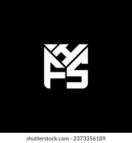 HFS letter logo vector design, HFS simple and modern logo. HFS luxurious alphabet design  